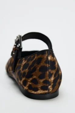 Fashion BAILARINA ESTAMPADO ANIMAL Mujer Zapatos