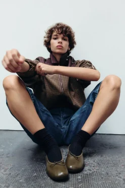 Clearance BAILARINA LAZO PIEL Mujer Zapatos