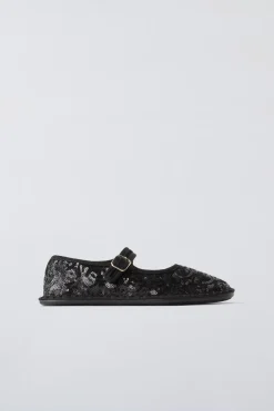 Niños ZARA 6 - 14 Años·Zapatos<BAILARINA LENTEJUELAS