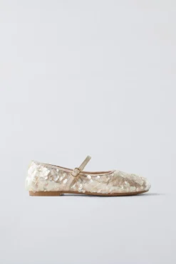 Niños ZARA 6 - 14 Años·Zapatos<BAILARINA LENTEJUELAS