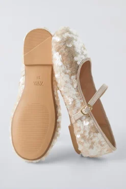 Niños ZARA 6 - 14 Años·Zapatos<BAILARINA LENTEJUELAS