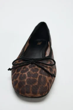 Discount BAILARINA MESH ESTAMPADO ANIMAL Mujer Zapatos