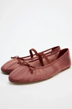 Discount BAILARINA MESH LAZO Mujer Zapatos