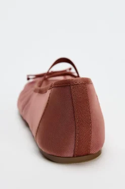 Discount BAILARINA MESH LAZO Mujer Zapatos