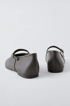 Niños ZARA 6 - 14 Años·Zapatos<BAILARINA PIEL