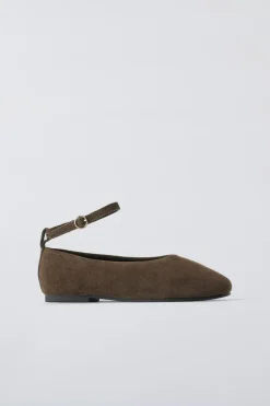 Niños ZARA 6 - 14 Años·Zapatos<BAILARINA PIEL