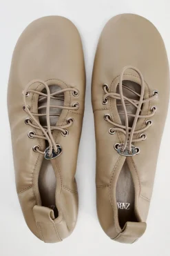 Hot BAILARINA PIEL ACORDONADA Mujer Zapatos