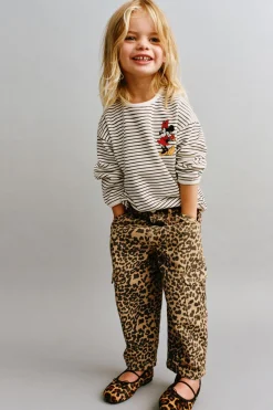 Niños ZARA 1½ - 6 Años·Zapatos<BAILARINA PIEL ANIMAL PRINT