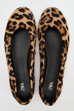 Best BAILARINA PIEL ESTAMPADO ANIMAL Mujer Zapatos