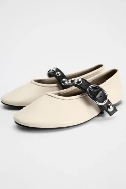 Outlet BAILARINA PIEL TACHAS Mujer Zapatos