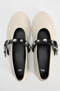 Outlet BAILARINA PIEL TACHAS Mujer Zapatos