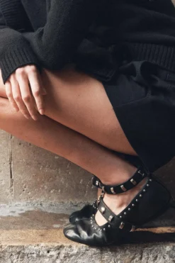 Fashion BAILARINA PIEL TACHAS Mujer Zapatos