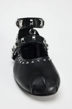 Fashion BAILARINA PIEL TACHAS Mujer Zapatos