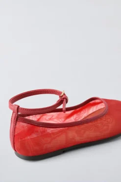 Niños ZARA 6 - 14 Años·Zapatos<BAILARINA PULSERA ORGANZA