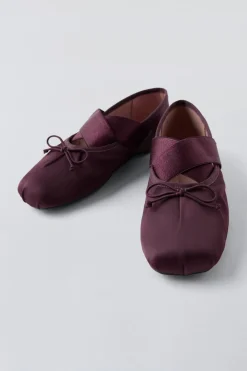 Niños ZARA 6 - 14 Años·Zapatos<BAILARINA RASO CRUZADA