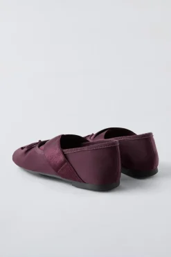 Niños ZARA 6 - 14 Años·Zapatos<BAILARINA RASO CRUZADA