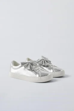 Niños ZARA 6 - 14 Años·Zapatos<BAMBA LAZO BRILLO