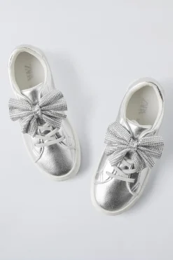 Niños ZARA 6 - 14 Años·Zapatos<BAMBA LAZO BRILLO