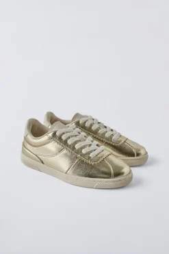 Niños ZARA 6 - 14 Años·Zapatos<BAMBA METALIZADA