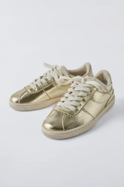 Niños ZARA 6 - 14 Años·Zapatos<BAMBA METALIZADA