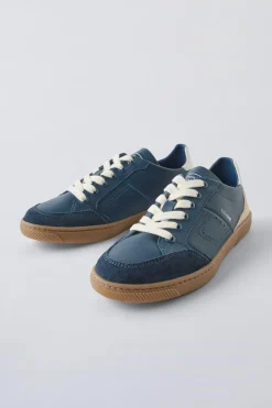 Niños ZARA 6 - 14 Años·Zapatos|6 - 14 Años·Deporte / Chándal<BAMBA PIEL