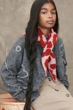 Niños ZARA 6 - 14 Años·Accesorios|Accesorios / Zapatos / 0 - 14 Años<BANDANA PUNTO FLORES CON LANA LIMITED EDITON