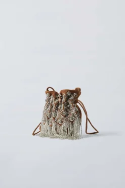 Niños ZARA 6 - 14 Años·Bolsos / Mochilas<BANDOLERA ABALORIOS