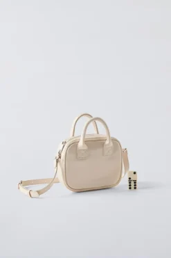 Niños ZARA 6 - 14 Años·Bolsos / Mochilas<BANDOLERA ACHAROLADA