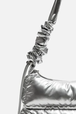 Outlet BANDOLERA ACOLCHADA METALIZADA Hombre Bolsos / Mochilas