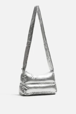 Outlet BANDOLERA ACOLCHADA METALIZADA Hombre Bolsos / Mochilas