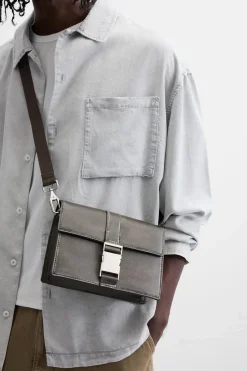 Sale BANDOLERA HEBILLA METÁLICA Hombre Bolsos / Mochilas