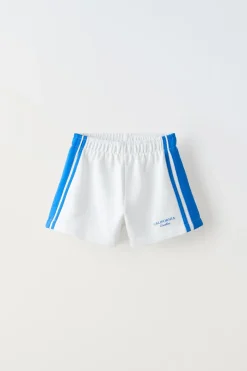 Niños ZARA 6 - 14 Años·Faldas / Bermudas<BERMUDA BANDAS