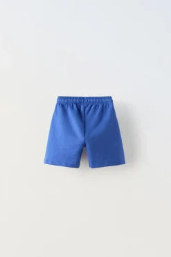 Niños ZARA 1½ - 6 Años·Pantalones / Leggings|6 - 18 Meses·Braguitas / Bermudas<BERMUDA BARCO TEXTO