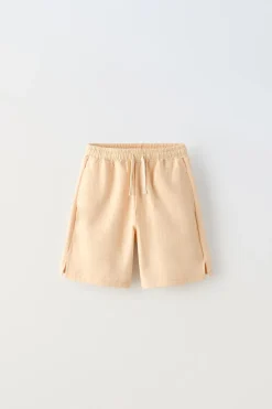 Niños ZARA 6 - 14 Años·Pantalones<BERMUDA BORDADO
