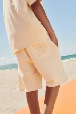 Niños ZARA 6 - 14 Años·Pantalones<BERMUDA BORDADO