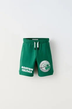 Niños ZARA 6 - 14 Años·Pantalones<BERMUDA BOSTON CELTICS NBA ®