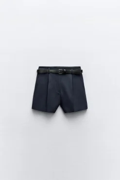 Online BERMUDA BÁSICA TIRO ALTO CINTURÓN Mujer Faldas / Shorts