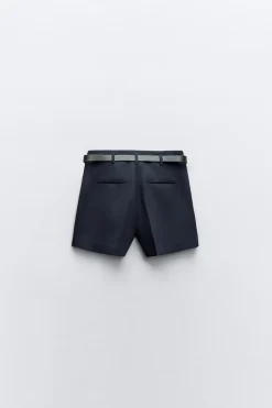 Online BERMUDA BÁSICA TIRO ALTO CINTURÓN Mujer Faldas / Shorts