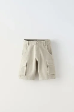 Niños ZARA 6 - 14 Años·Pantalones<BERMUDA CARGO SARGA