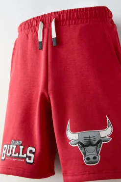 Niños ZARA 6 - 14 Años·Pantalones<BERMUDA CHICAGO BULLS NBA ©