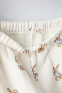 Niños ZARA 6 - 18 Meses·Conjuntos|6 - 18 Meses·Braguitas / Bermudas<BERMUDA CONEJITOS