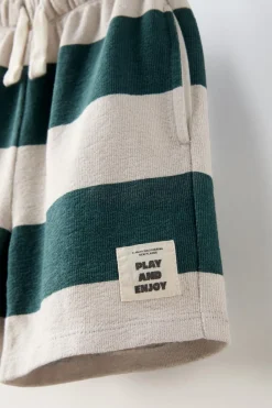 Niños ZARA 1½ - 6 Años·Faldas / Bermudas|1½ - 6 Años·Pantalones / Leggings<BERMUDA CREPE RAYAS