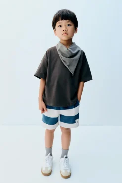 Niños ZARA 1½ - 6 Años·Faldas / Bermudas|1½ - 6 Años·Pantalones / Leggings<BERMUDA CREPE RAYAS