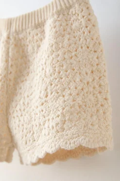 Niños ZARA 6 - 18 Meses·Punto|6 - 18 Meses·Braguitas / Bermudas<BERMUDA CROCHET