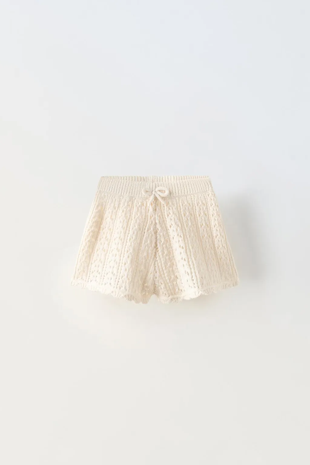 Niños ZARA 1½ - 6 Años·Punto|1½ - 6 Años·Faldas / Bermudas<BERMUDA CROCHET LAZO