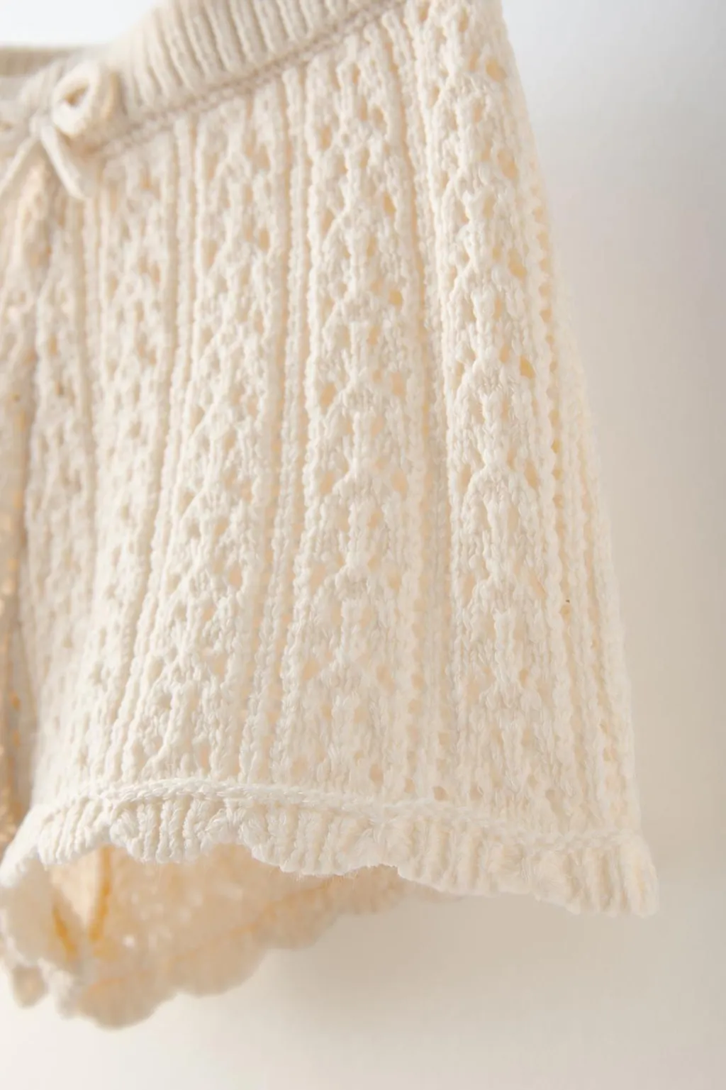 Niños ZARA 1½ - 6 Años·Punto|1½ - 6 Años·Faldas / Bermudas<BERMUDA CROCHET LAZO