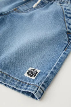Niños ZARA 6 - 14 Años·Jeans<BERMUDA DENIM CORDÓN ETIQUETA