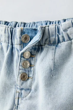 Niños ZARA 6 - 14 Años·Faldas / Bermudas<BERMUDA DENIM GOMAS