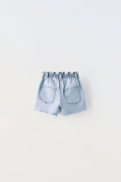 Niños ZARA 1½ - 6 Años·Jeans / Denim|1½ - 6 Años·Faldas / Bermudas<BERMUDA DENIM PAPERBAG