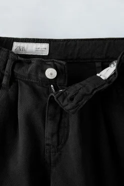 Niños ZARA 6 - 14 Años·Faldas / Bermudas<BERMUDA DENIM PINZAS